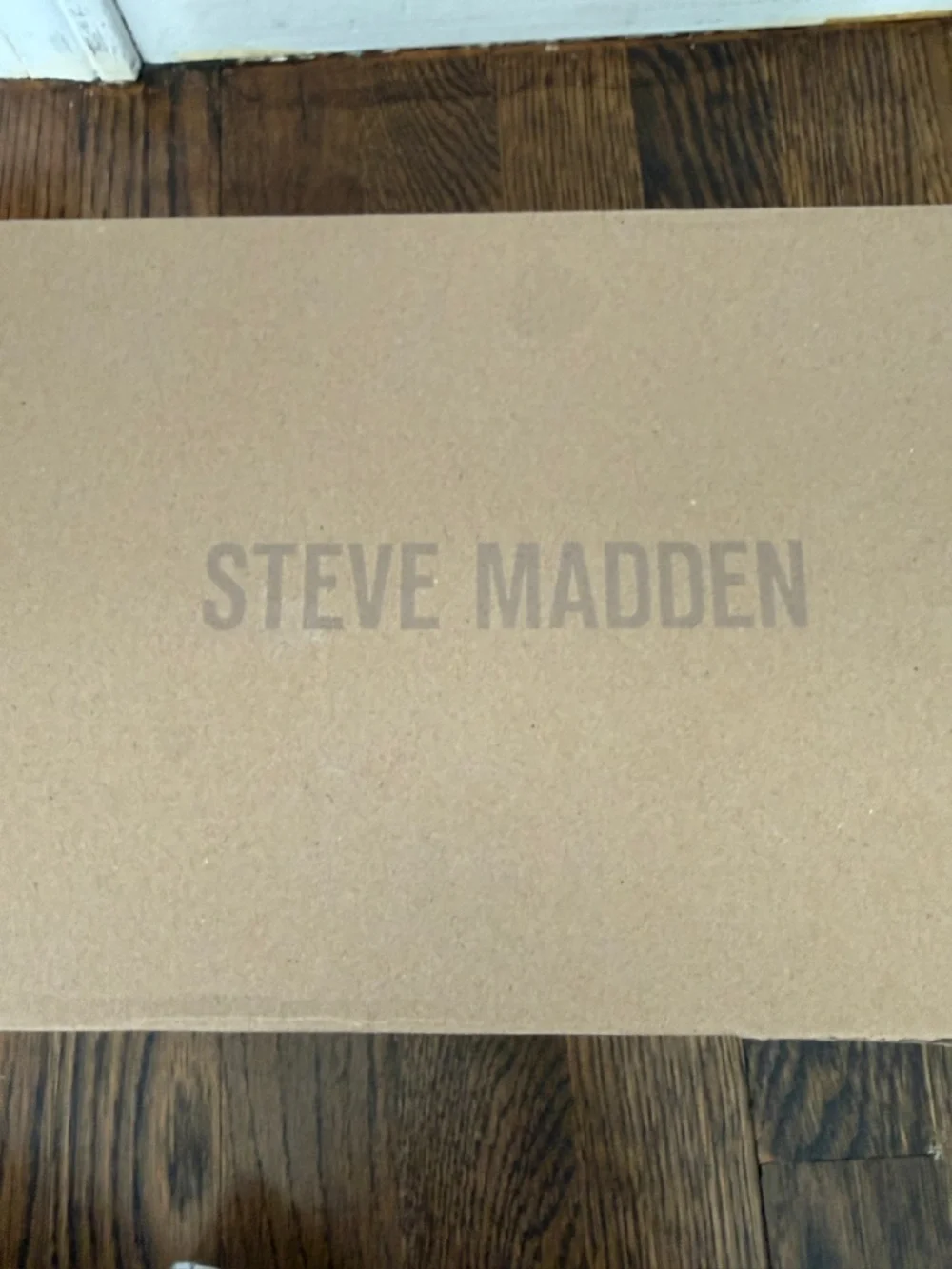 Steve Madden Nude/Tan Ankle-Strap Block Heel Sandals - Picture 7 of 8